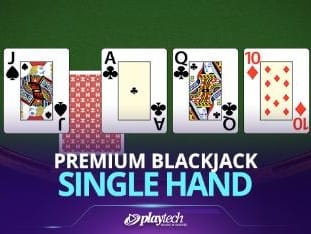 Premium Blackjack Single Hand game screenshot